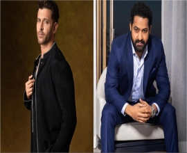 图片：Hrithik Roshan, Jr NTR 在《战争 2》中的轮廓分明的造型引起了人们的兴奋